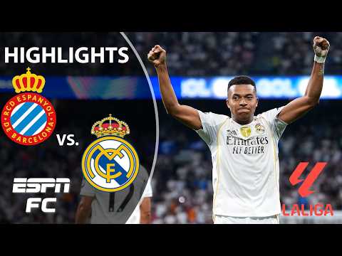 KYLIAN MBAPPE GOAL 🔥 Espanyol vs. Real Madrid | LALIGA Highlights